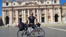 Carlo is arrived in Rome